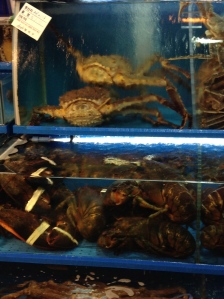 The biggest crustacean I've ever seen in my life. They were literally monsters. 