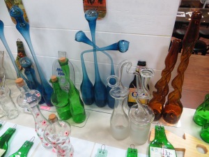 Glass bottle art